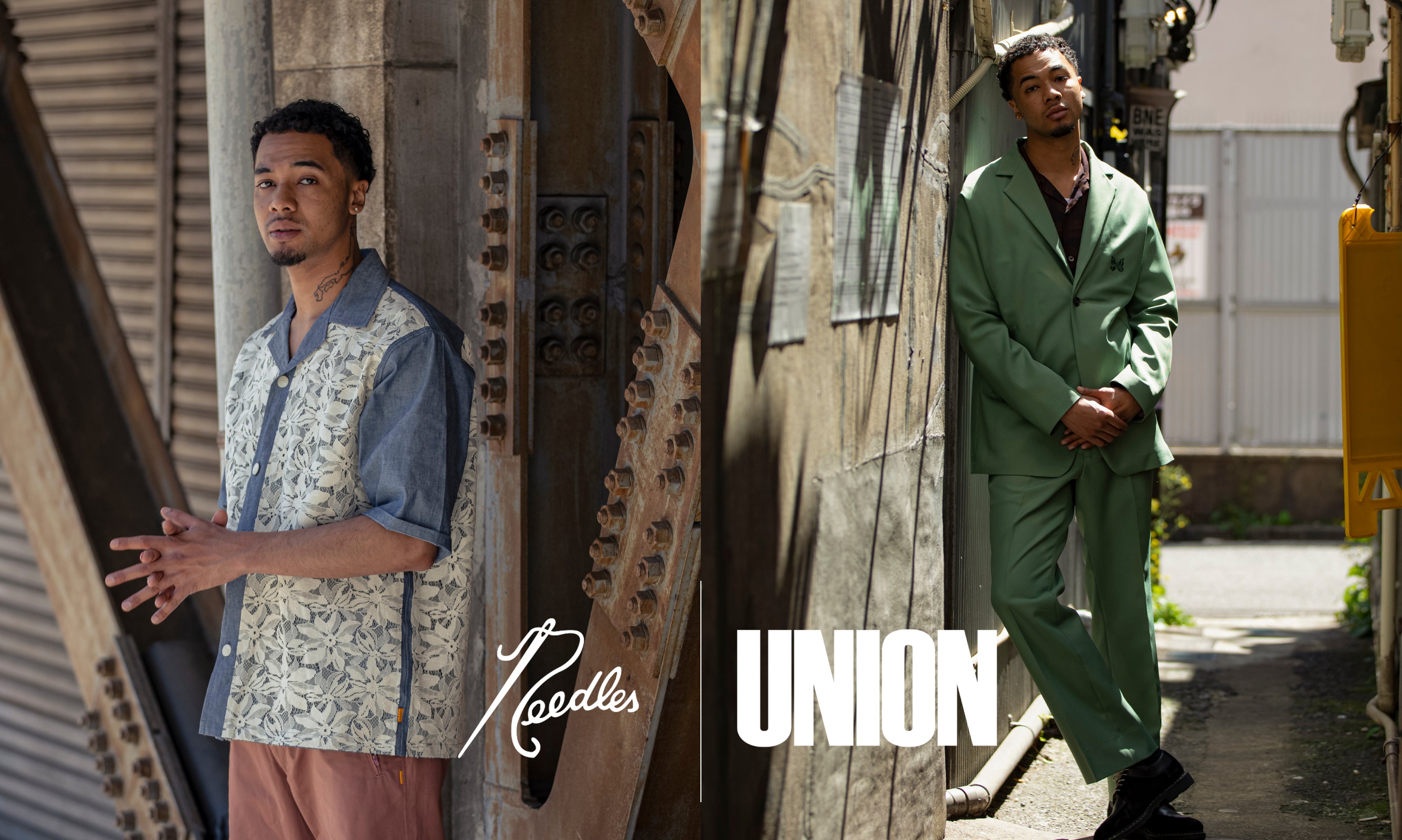 NEEDLES X UNION MILES JACKET & TROUSER / CABANA SHIRT 23SS – UNION