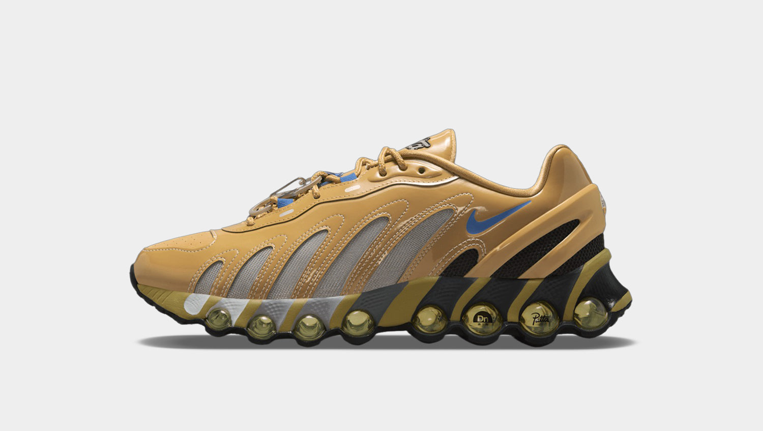 AIR MAX DN8 SP - CLUB GOLD/GAME ROYAL-METALLIC SILVER