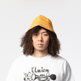 SUPERVSN STUDIOS(スーパーヴィジョン)|STRIPED KNIT BUCKET HAT(ストライプドニットバケットハット)|【公式通販 UNION TOKYO】|ユニオントーキョー