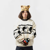 MacMahon Knitting Mills(マクマホン ニッティング ミルズ)|Crew Neck Knit-Line Yin&Yang(クルーネックニットラインインヤン)|【公式通販 UNION TOKYO】|ユニオントーキョー