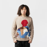 KidSuper(キッドスーパー)|Reverse intarsia Knit Figure Sweater(リバースインタージアニットフィギュアセーター)|【公式通販 UNION TOKYO】|ユニオントーキョー