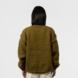 MacMahon Knitting Mills(マクマホン ニッティング ミルズ)|Crew Neck Knit-3Flowers(クルーネックニット3フラワーズ)|【公式通販 UNION TOKYO】|ユニオントーキョー