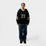 FOOT BALL KNIT HOODIE