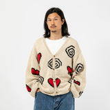 MacMahon Knitting Mills(マクマホン ニッティング ミルズ)|Hearts & Swirls Cardigan(ハーツアンドスワールカーディガン)|【公式通販 UNION TOKYO】|ユニオントーキョー