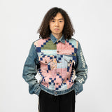 Brenda Blanket Denim Trucker Jacket