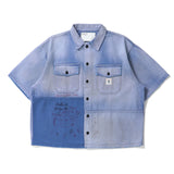 Paly Hollywood(パリーハリウッド)|LoVE S/S HERRINGBONE WORK SHIRT (ラブS/Sヘリンボーンワークシャツ)|【公式通販 UNION TOKYO】|ユニオントーキョー