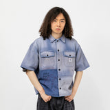 Paly Hollywood(パリーハリウッド)|LoVE S/S HERRINGBONE WORK SHIRT (ラブS/Sヘリンボーンワークシャツ)|【公式通販 UNION TOKYO】|ユニオントーキョー