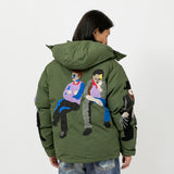 KidSuper(キッドスーパー)|Subway Car Patchwork Puffer-Green(サブウェイカーパッチワークパファーグリーン)|【公式通販 UNION TOKYO】|ユニオントーキョー