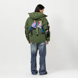 KidSuper(キッドスーパー)|Subway Car Patchwork Puffer-Green(サブウェイカーパッチワークパファーグリーン)|【公式通販 UNION TOKYO】|ユニオントーキョー