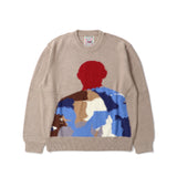 KidSuper(キッドスーパー)|Reverse intarsia Knit Figure Sweater(リバースインタージアニットフィギュアセーター)|【公式通販 UNION TOKYO】|ユニオントーキョー