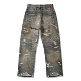 FAF(エフエーエフ)|Destroyed Straigt Denim Pants(デストロイドストレイトデニムパンツ)|【公式通販 UNION TOKYO】|ユニオントーキョー