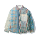 FAF(エフエーエフ)|VINTAGE KANTHA QUILT DOWN SHIRTS(ヴィンテージカンタキルトダウンシャツ)|【公式通販 UNION TOKYO】|ユニオントーキョー