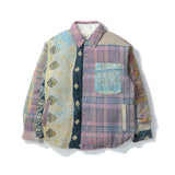 FAF(エフエーエフ)|VINTAGE KANTHA QUILT DOWN SHIRTS(ヴィンテージカンタキルトダウンシャツ)|【公式通販 UNION TOKYO】|ユニオントーキョー