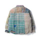 FAF(エフエーエフ)|VINTAGE KANTHA QUILT DOWN SHIRTS(ヴィンテージカンタキルトダウンシャツ)|【公式通販 UNION TOKYO】|ユニオントーキョー