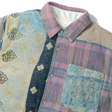 FAF(エフエーエフ)|VINTAGE KANTHA QUILT DOWN SHIRTS(ヴィンテージカンタキルトダウンシャツ)|【公式通販 UNION TOKYO】|ユニオントーキョー