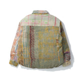 FAF(エフエーエフ)|VINTAGE KANTHA QUILT DOWN SHIRTS(ヴィンテージカンタキルトダウンシャツ)|【公式通販 UNION TOKYO】|ユニオントーキョー
