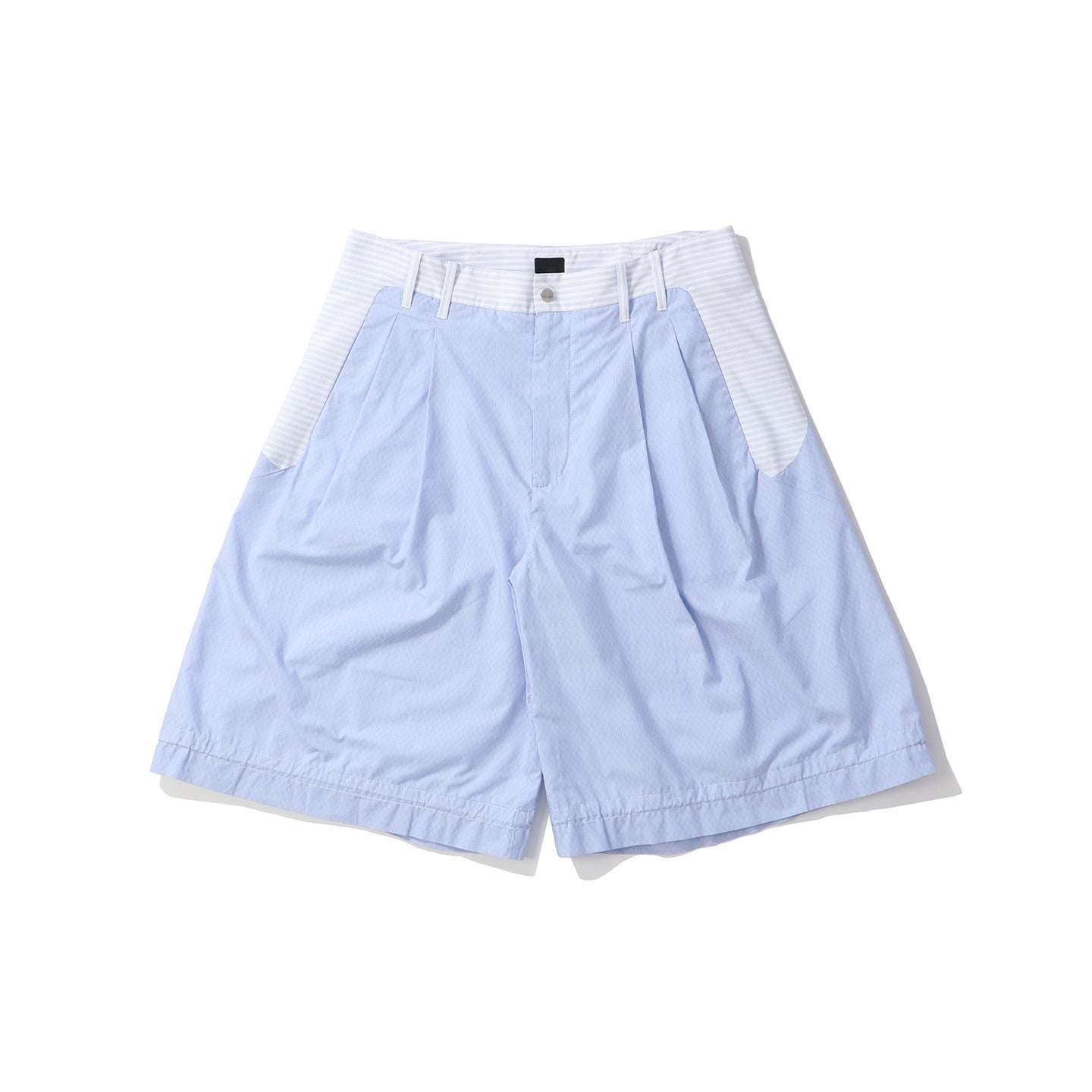 【関税込み】SLVRLAKE ブルー Mica デニムショートパンツ センタータックデニムショートパンツ（女の子）（デニムパンツ