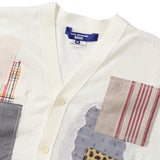 JUNYA WATANABE MAN(ジュンヤワタナベマン)|LINEN PLAIN STITCH INTARSIA PATCHWORK SWEATER(リネンプレーンストィッチインタージアパッチワークセーター)|【公式通販 UNION TOKYO】|ユニオントーキョー