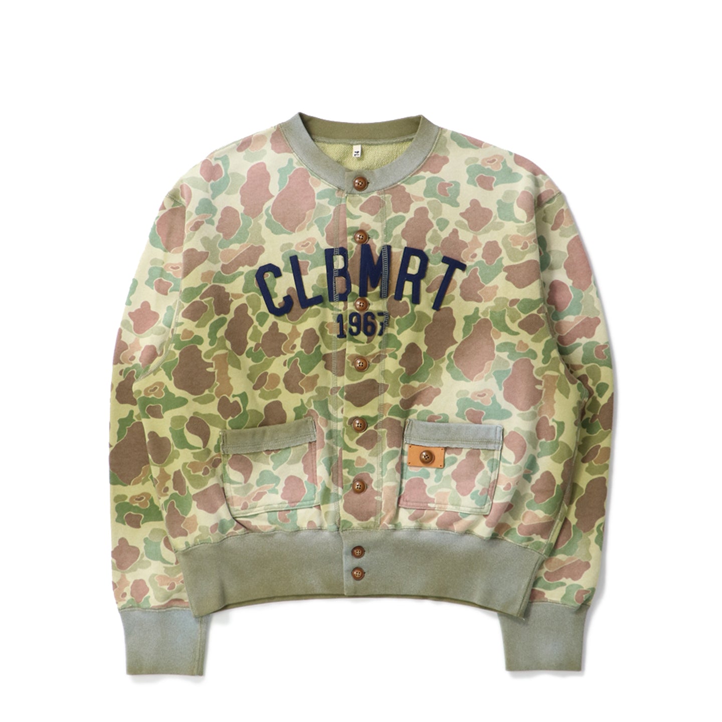 CAMO SWEAT CARDIGAN｜KHOKI｜TOPS（トップス）｜【公式通販 UNION 