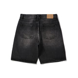 KidSuper(キッドスーパー)|WASHED BLACK-RHINESTONE FACE SHORTS(ウォッシュドブラックライトストーンフェイスショーツ)|【公式通販 UNION TOKYO】|ユニオントーキョー