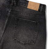 KidSuper(キッドスーパー)|WASHED BLACK-RHINESTONE FACE SHORTS(ウォッシュドブラックライトストーンフェイスショーツ)|【公式通販 UNION TOKYO】|ユニオントーキョー