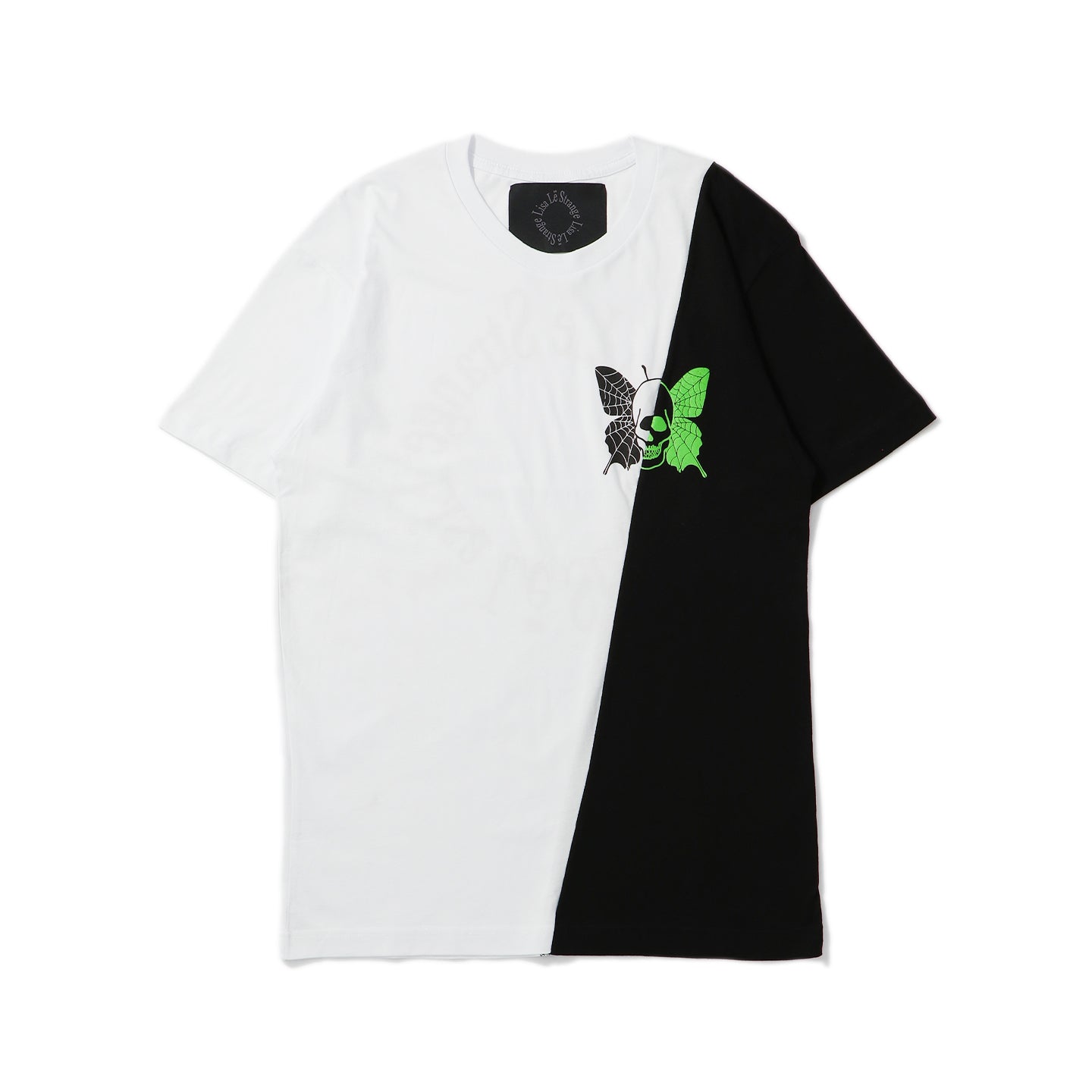 LISA LE STRANGE(リサラストレンジ)｜SkulFlie Logo Split T-shirt 