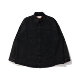 MARNI(マルニ)|MARBLE DYED COTTON DENIM SHIRT(マーブルダイドコットンデニムシャツ)|【公式通販 UNION TOKYO】|ユニオントーキョー