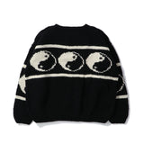 MacMahon Knitting Mills(マクマホン ニッティング ミルズ)|Crew Neck Knit-Line Yin&Yang(クルーネックニットラインインヤン)|【公式通販 UNION TOKYO】|ユニオントーキョー
