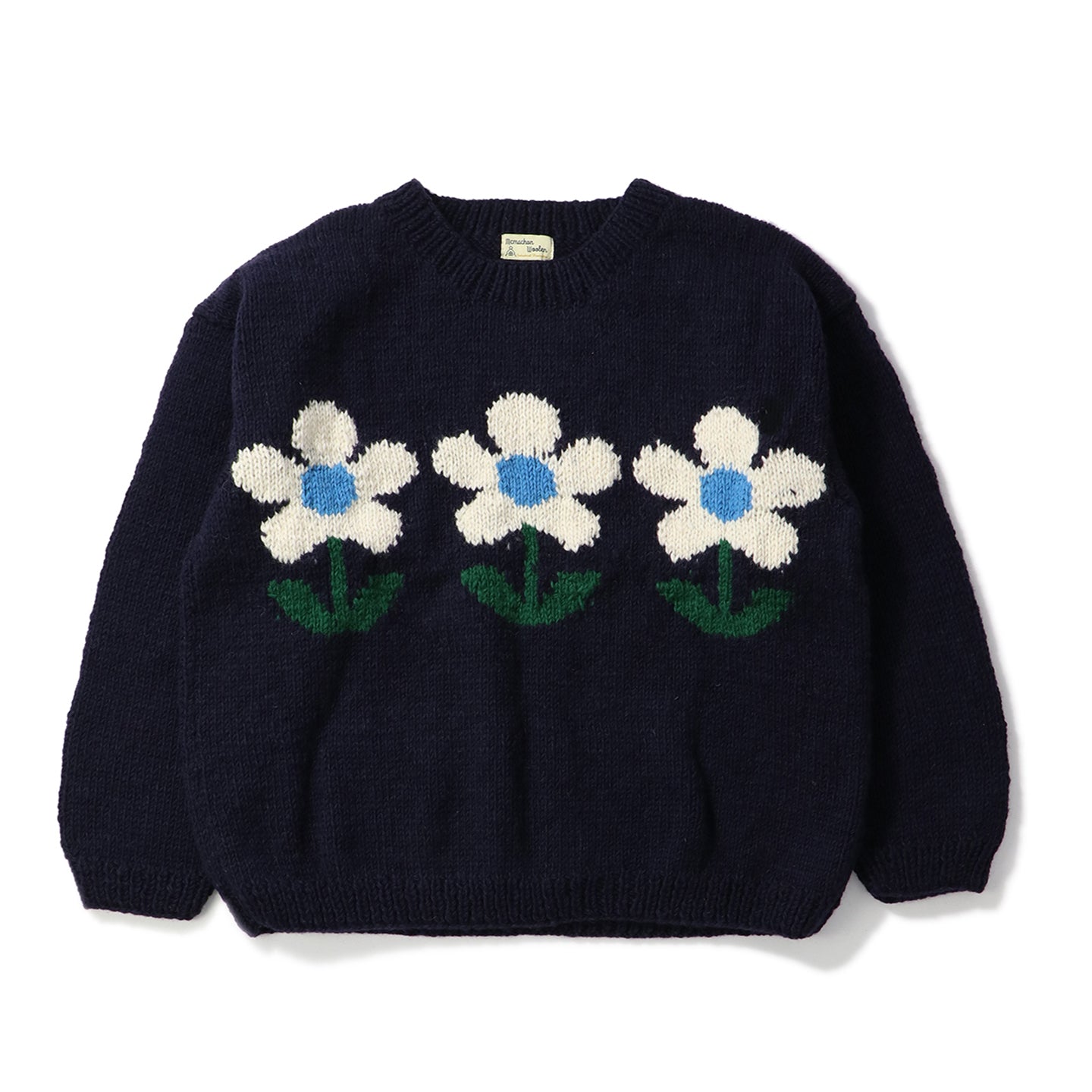 m様へ♥GWまで ※ブーケプルズ CREW NECK KNIT-3FLOWERS｜MACMAHON KNITTING MILLS｜TOPS