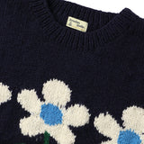 MacMahon Knitting Mills(マクマホン ニッティング ミルズ)|Crew Neck Knit-3Flowers(クルーネックニット3フラワーズ)|【公式通販 UNION TOKYO】|ユニオントーキョー