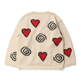 MacMahon Knitting Mills(マクマホン ニッティング ミルズ)|Hearts & Swirls Cardigan(ハーツアンドスワールカーディガン)|【公式通販 UNION TOKYO】|ユニオントーキョー