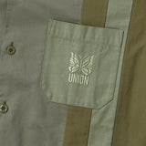 NEEDLES(ニードルズ)|NEEDLES x UNION 5Panel SHIRT(ニードルスユニオン5パネルシャツ)|【公式通販 UNION TOKYO】|ユニオントーキョー
