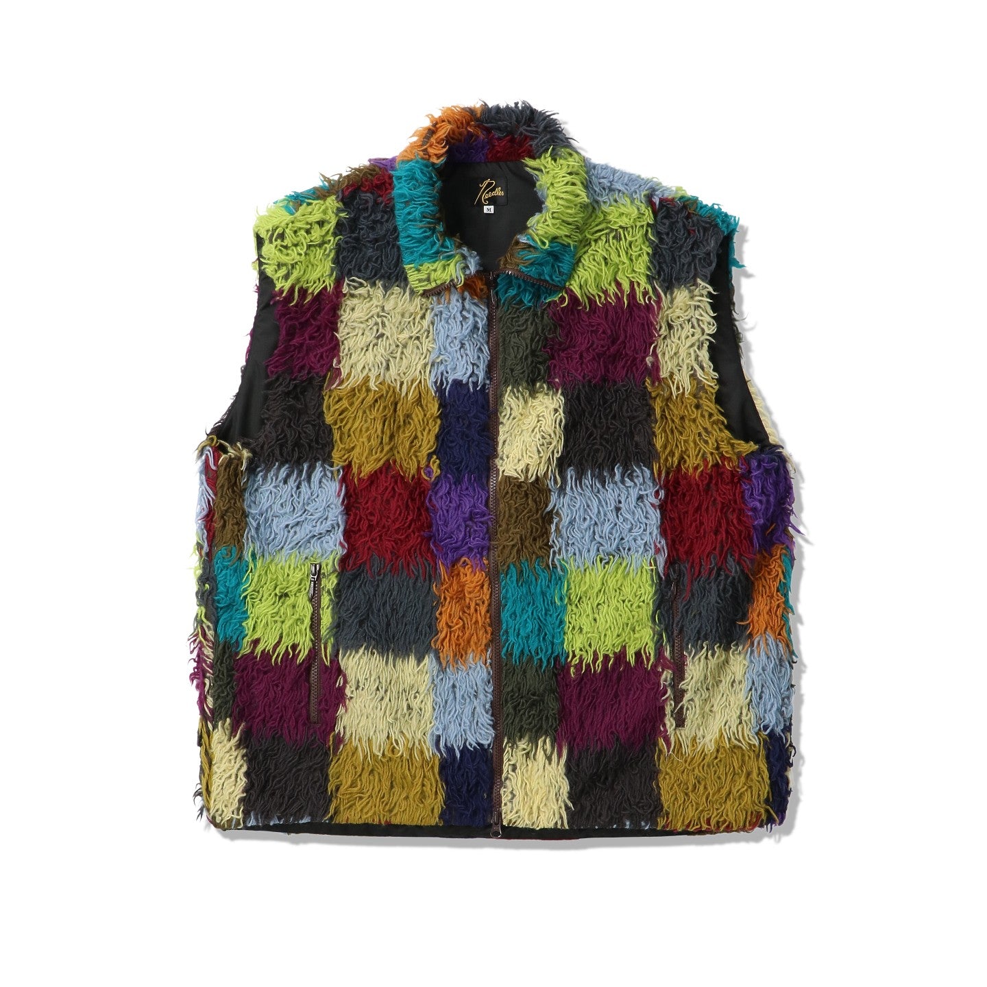 FUR VEST - MULTI COLOR BLOCK｜NEEDLES｜OUTER（アウター）｜【公式