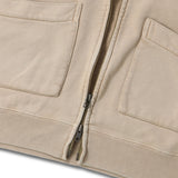 Garment Dyed Field Zip Up Hoodie