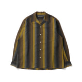 WACKO MARIA(ワコマリア)|OMBRE STRIPED OPEN COLLAR SHIRT L/S(オンブレストライプドオープンカラーシャツL/S)|【公式通販 UNION TOKYO】|ユニオントーキョー