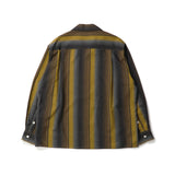 WACKO MARIA(ワコマリア)|OMBRE STRIPED OPEN COLLAR SHIRT L/S(オンブレストライプドオープンカラーシャツL/S)|【公式通販 UNION TOKYO】|ユニオントーキョー