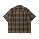WACKO MARIA(ワコマリア)|OMBRE CHECK OPEN COLLAR SHIRT S/S ( TYPE-1 )(オンブレチェックオープンカラーシャツS/Sタイプ1)|【公式通販 UNION TOKYO】|ユニオントーキョー