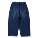 sage NATION(セイジネーション)|BOX PLEAT TROUSER DENIM INDIGO WASH(ボックスプリートトラウザーデニムインディゴウォッシュ)|【公式通販 UNION TOKYO】|ユニオントーキョー