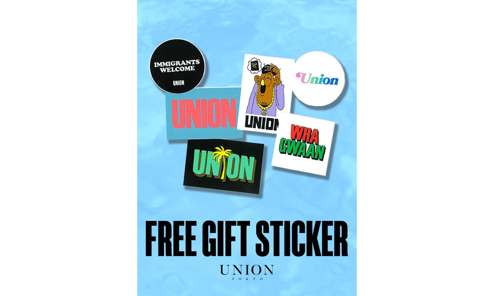 Sticker Gift Campaign-UNION TOKYO