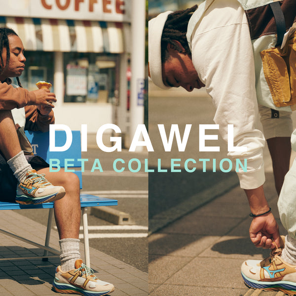 完売品 DIGAWEL ディガウェル アップル 総柄 スウェット 紺