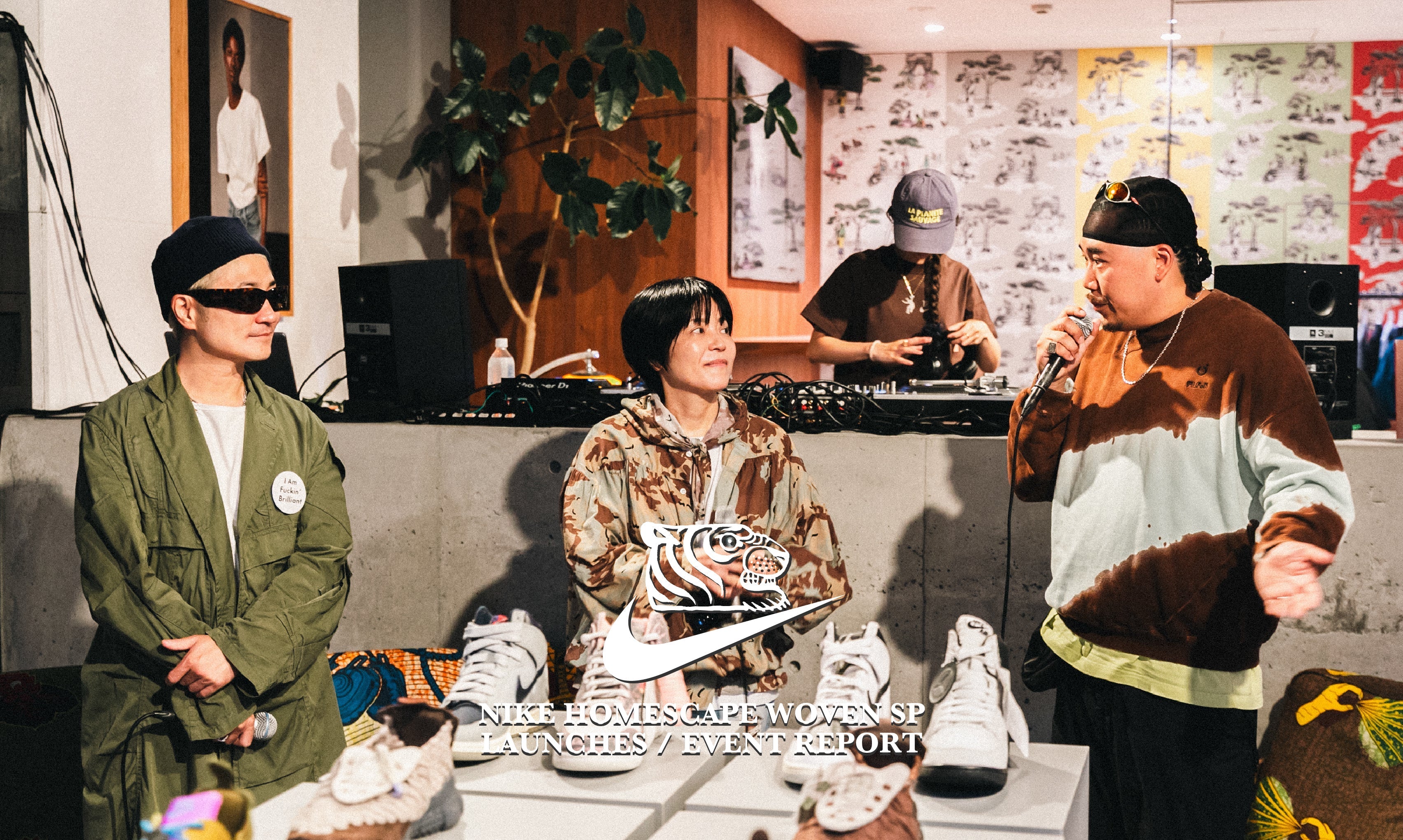 NIKE HOMESCAPE WOVEN SP LAUNCHES / EVENT REPORT