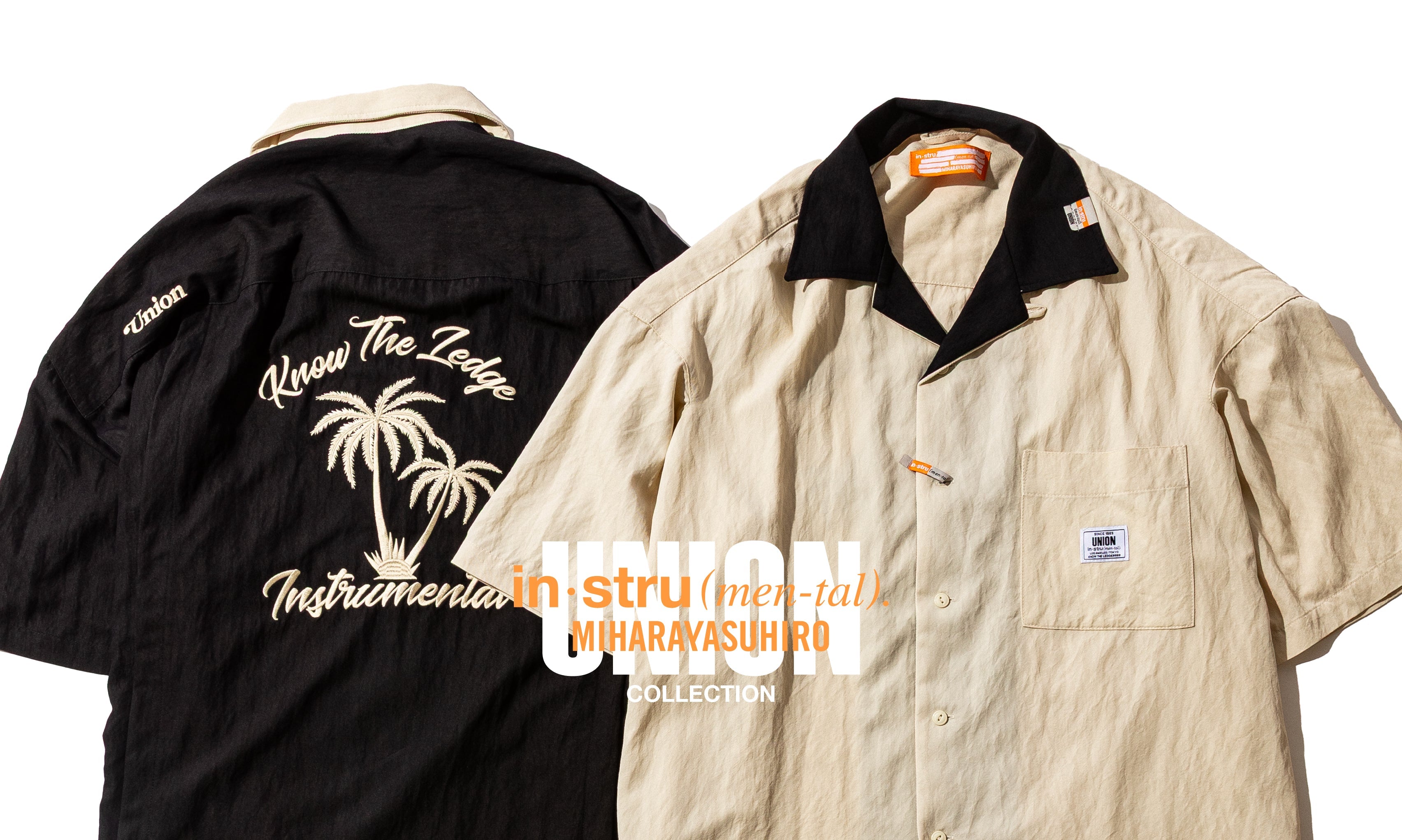 in・stru(men-tal). MIHARA YASUHIRO X UNION COLLECTION