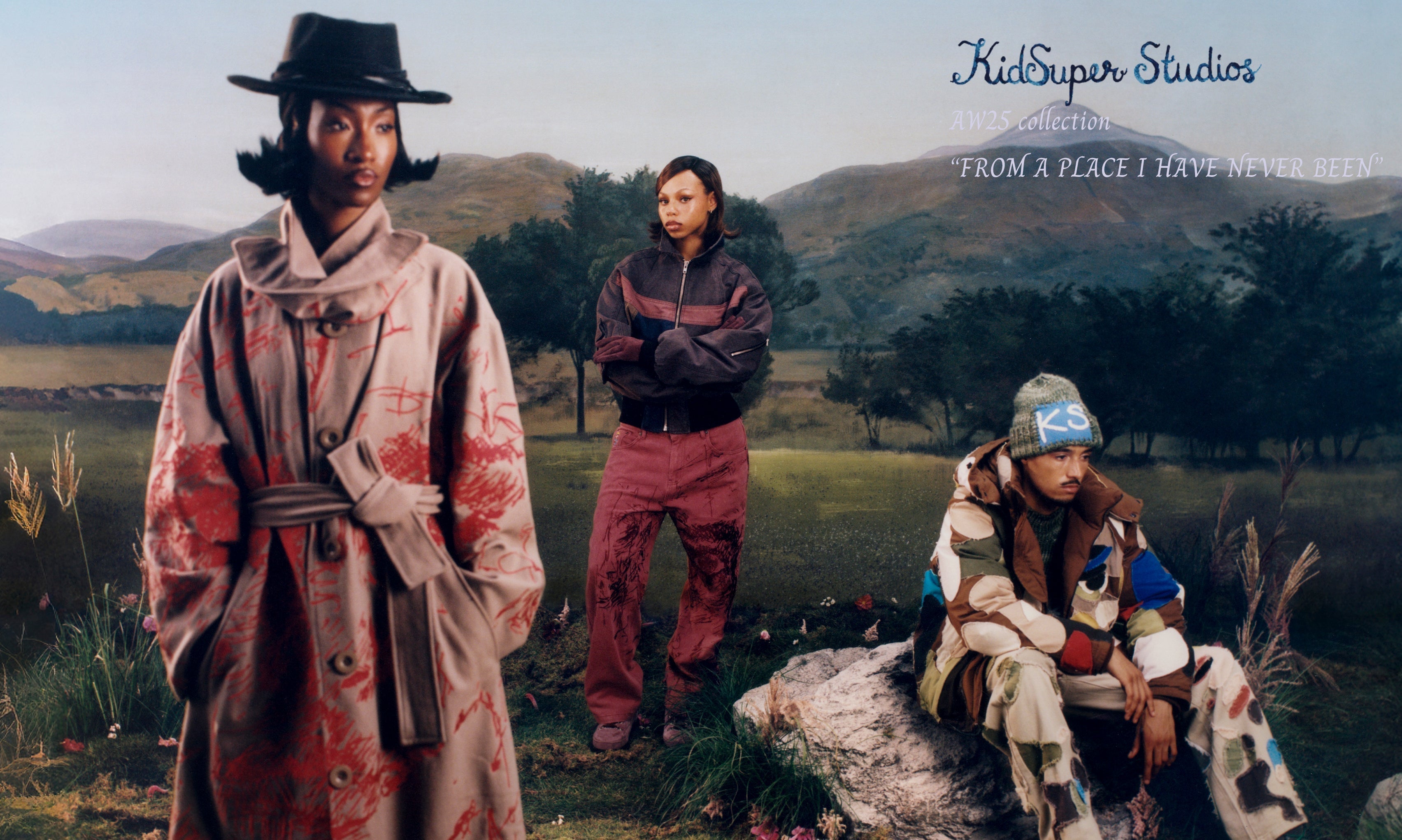 KidSuper AW25 collection “FROM A PLACE I HAVE NEVER BEEN”