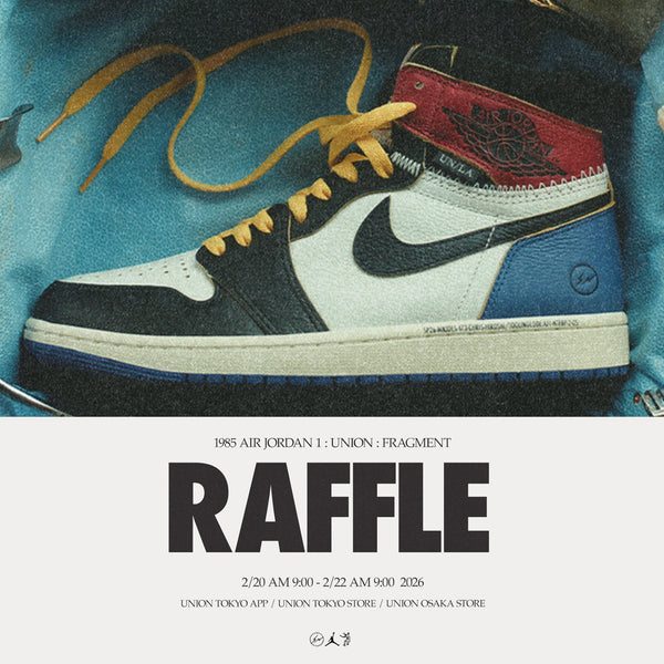 Features | 【抽選情報】UNION JORDAN FRAGMENT 2026 AIR JORDAN 1 RTR