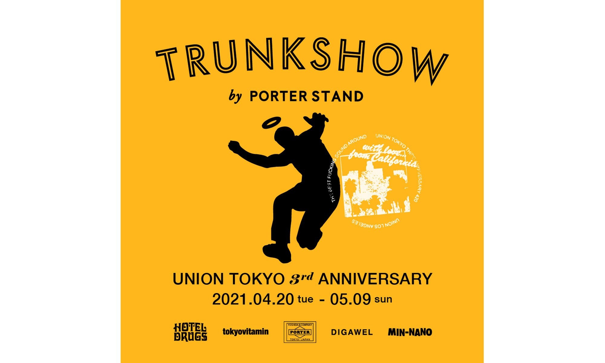 「UNION TOKYO 3rd ANNIVERSARY TRUNK SHOW」by PORTER STAND