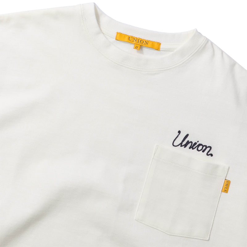 UNION ORIGINAL(ユニオンオリジナル)|UNION STITCHED POCHE S/S TEE