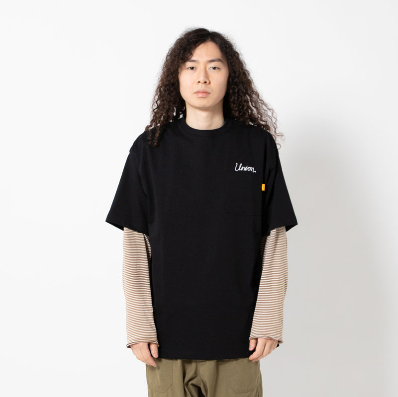 UNION ORIGINAL(ユニオンオリジナル)|UNION STITCHED POCHE S/S TEE