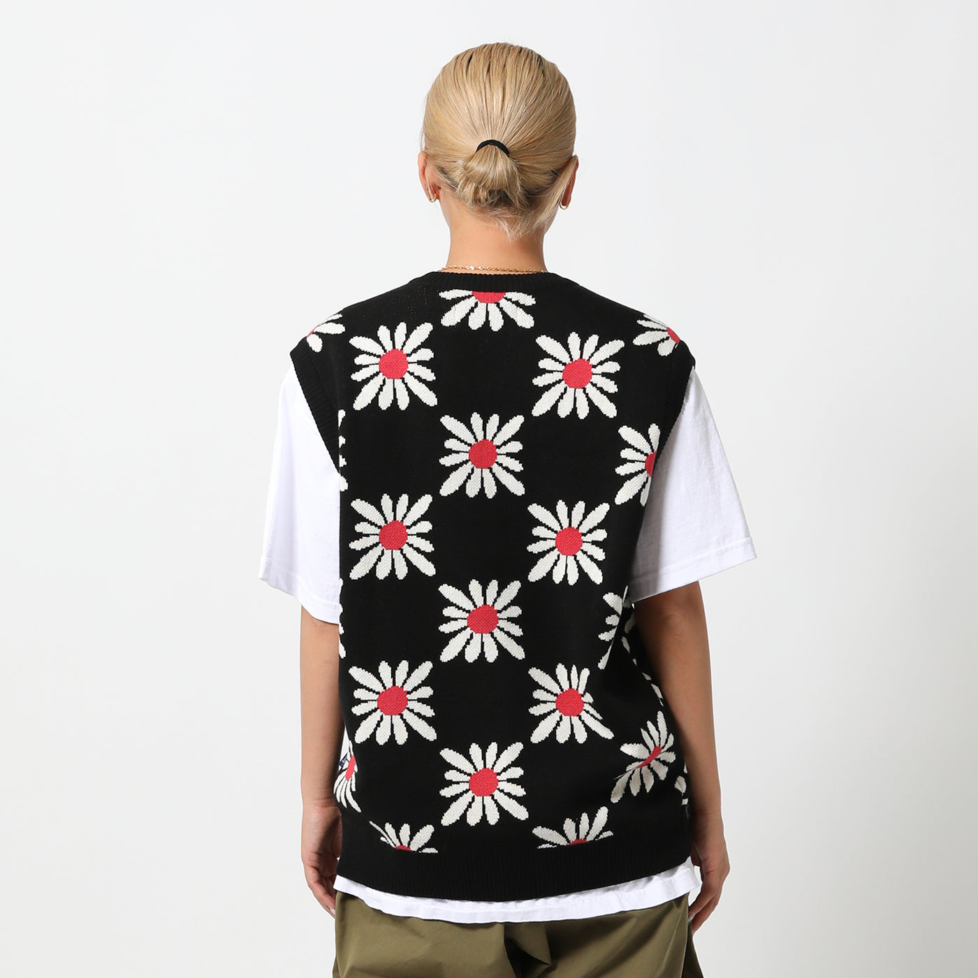 AWAKE NY(アウェイクニューヨーク)｜CHECKERED FLORAL SWEATER