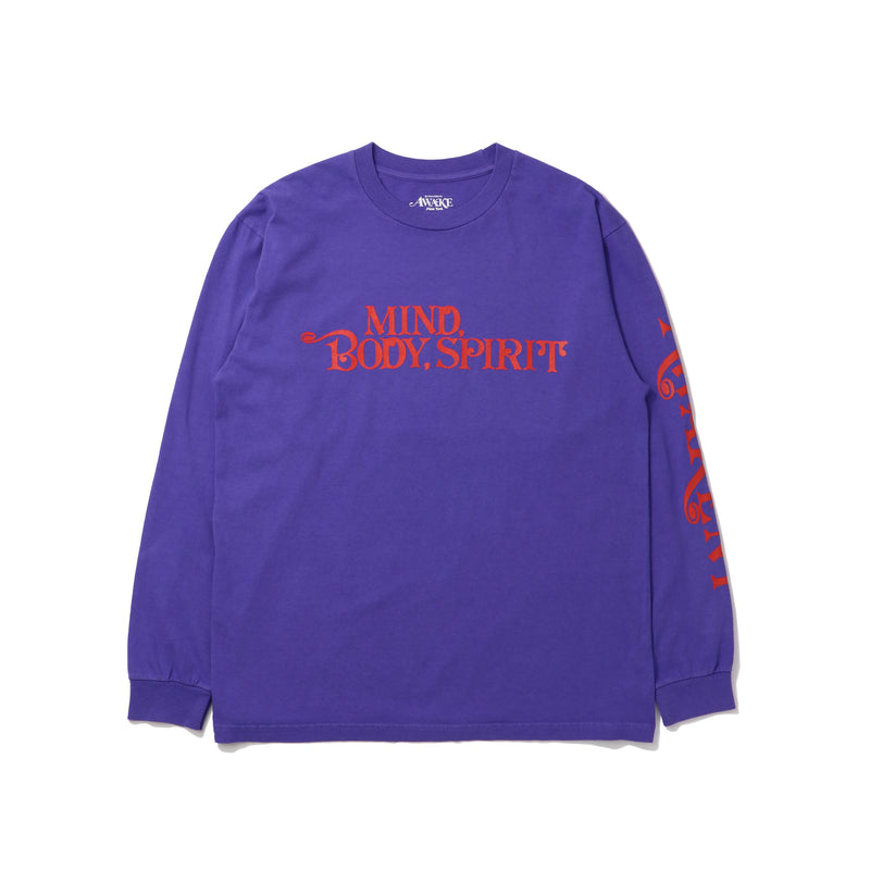 AWAKE NY(アウェイクニューヨーク)｜MIND BODY PRINTED LONGSLEEVE TEE(マインドボディプリンテッドォングスリーブティー)｜【公式通販 UNIONT TOKYO】｜ユニオントーキョー
