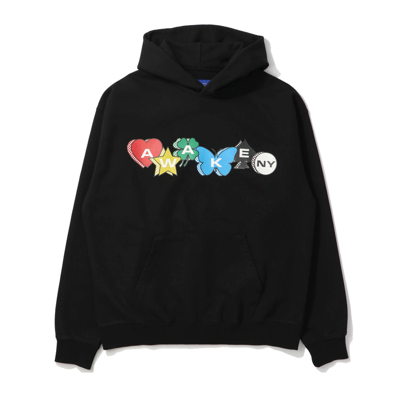 AWAKE NY(アウェイクニューヨーク)|PRINTED CHARM LOGO HOODIE(プリン AWAKE NY(アウェイクニューヨーク)|PRINTED CHARM LOGO HOODIE(プリン